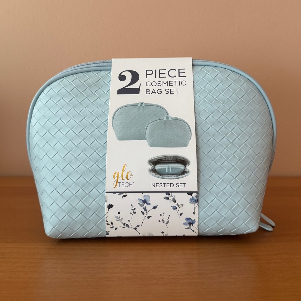 GloTech 2 Piece Cosmetic Bag Set
